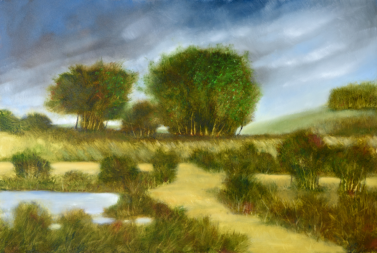 tonalist landscape oil painting